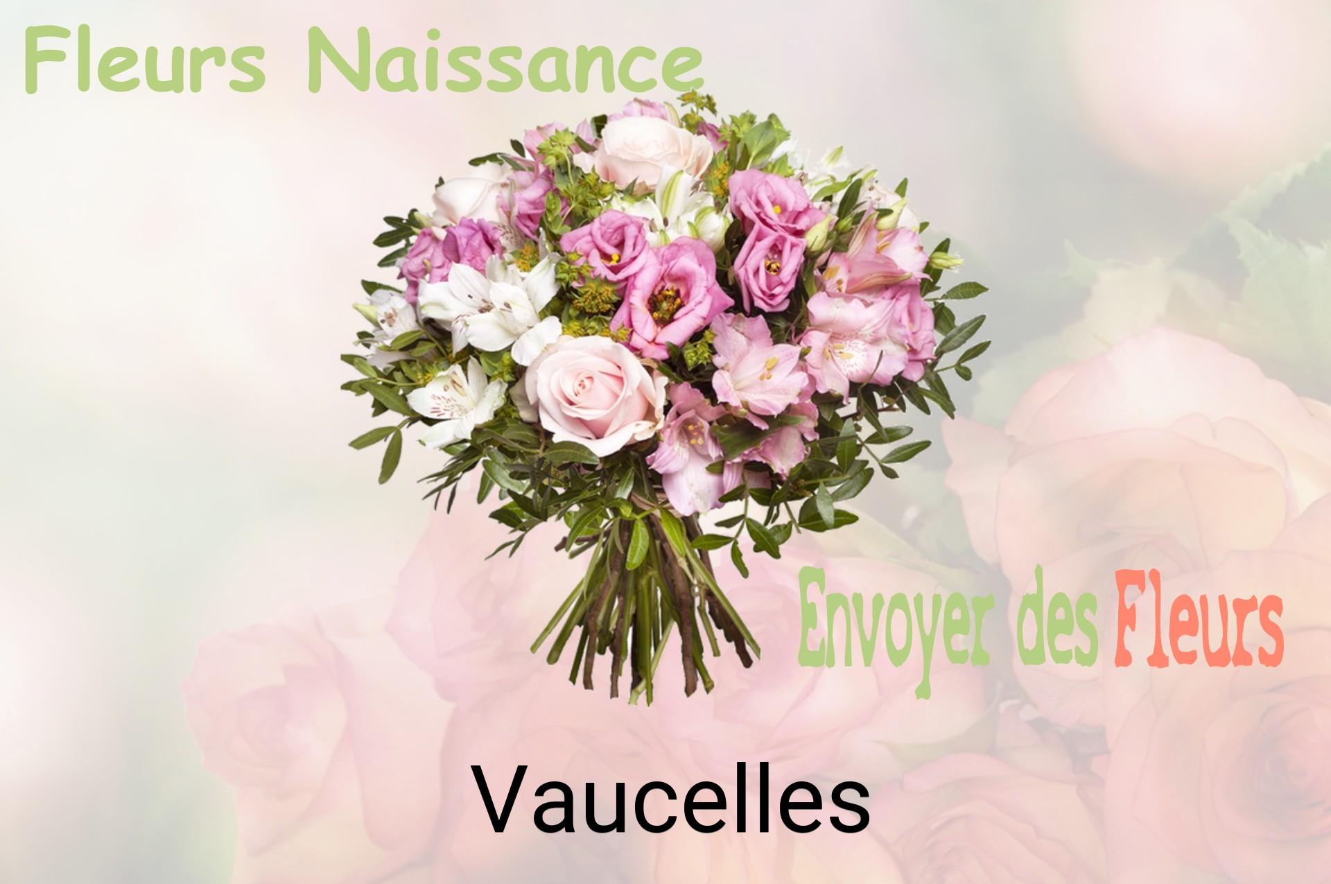 Bouquet de fleurs de naissance livré à Vaucelles
